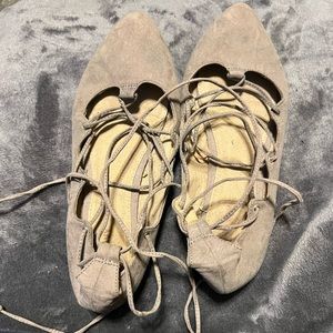 Old navy lace up flats